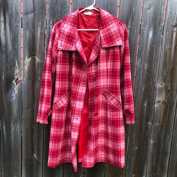 Pink plaid jacket - Picture 3 of 7